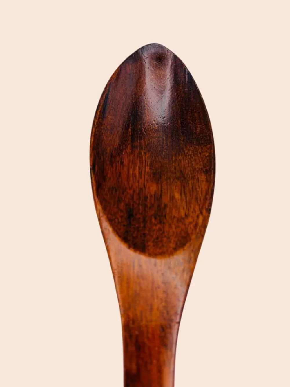 Vintage Handcrafted Wooden Salad Server Set – Mid Century Modern Serving Utensil